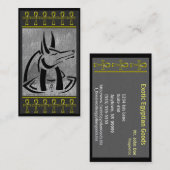 Anubis Business Card Visitenkarte (Vorne/Hinten)