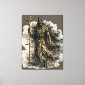 Anubis Canvas Art Ancient Egyptian Mythology Decor Leinwanddruck (Vorderseite)
