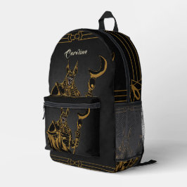 Anubis, das alte Ägypten, Power, Ägypter, Anubis-M Bedruckter Rucksack