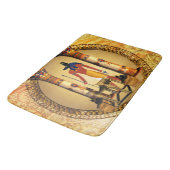 Anubis der ägyptische Gott Badematte (Schrägansicht)