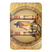 Anubis der ägyptische Gott Badematte (Vorderseite Vertikal)