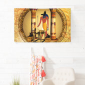 Anubis, der ägyptische Gott Banner (Insitu)