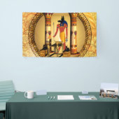 Anubis, der ägyptische Gott Banner (Messeveranstaltung)