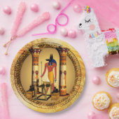 Anubis der ägyptische Gott Pappteller (Party)