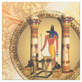 Anubis der ägyptische Gott Stoff (Nahaufnahme)