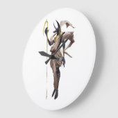 Anubis, der uralte Gott der Toten Große Wanduhr (Winkel)