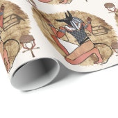 Anubis Der Wächter Geschenkpapier (Rolleneckpunkt)