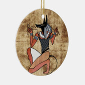 Anubis Der Wächter Keramik Ornament (Rechts)