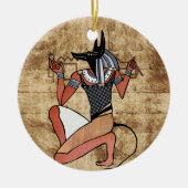Anubis Der Wächter Keramik Ornament (Vorne)