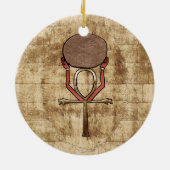 Anubis Der Wächter Keramik Ornament (Hinten)