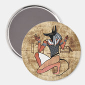 Anubis Der Wächter Magnet (Vorderseite/Rückseite)