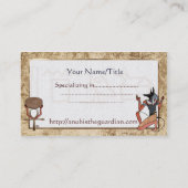 Anubis Der Wächter Visitenkarte (Rückseite)