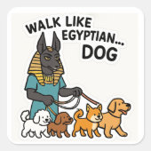 Anubis Dog Sacred Premium Vinyl Sticker (Vorderseite)