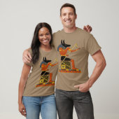 Anubis Egyptian Folk Art T-Shirt (Unisex)
