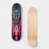 Anubis Egyptian Graphic Skateboard (Vorderseite)