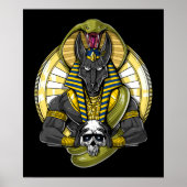 Anubis Egyptian Wolf God Poster (Vorne)