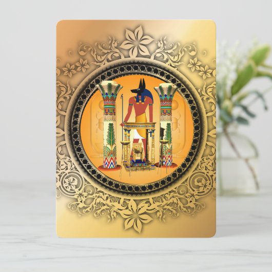 Anubis Einladung (Stehend Vorderseite)