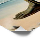 Anubis Erholungen am Strand Poster (Ecke)