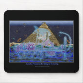 Anubis Fantasy Egyptian Mouse Pad Mousepad (Vorne)