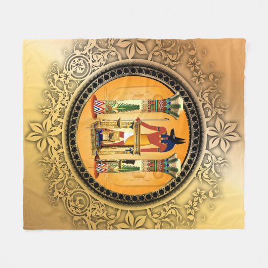 Anubis Fleecedecke (Vorderseite (Horizontal))