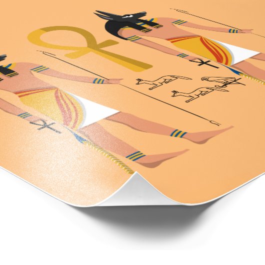 Anubis guardian of death fotodruck (Ecke)