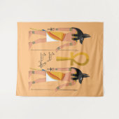 Anubis guardian of death wandteppich (Vorderseite (Horizontal))