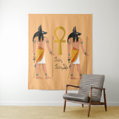 Anubis guardian of death wandteppich (Beispiel)