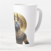 Anubis – Guardian of the Afterlife | Egyptian Myth Milchtasse (Rechte Ecke)