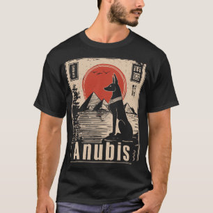 Anubis Guardian - Pharao's Sentinel Wall Art T-Shirt