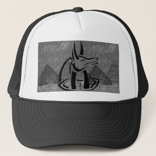 Anubis Hat Truckerkappe (Vorderseite)