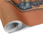 Anubis im Mondlicht, Geschenkpapier (Rolleneckpunkt)