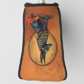 Anubis im Mondlicht, Golf Headcover (Rotieren 90)