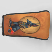Anubis im Mondlicht, Golf Headcover (Vorderseite)