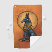 Anubis im Mondlicht, Golfhandtuch (Insitu)