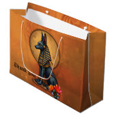 Anubis im Mondlicht, Große Geschenktüte (Vorderseite Schrägansicht)