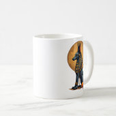 Anubis im Mondlicht, Kaffeetasse (VorderseiteRechts)