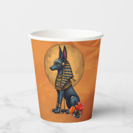 Anubis im Mondlicht, Pappbecher