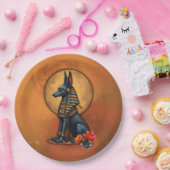 Anubis im Mondlicht, Pappteller (Party)