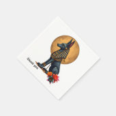 Anubis im Mondlicht, Serviette (Ecke)