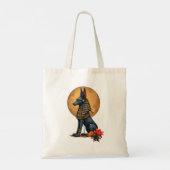 Anubis im Mondlicht, Tragetasche (Rückseite)