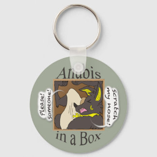 Anubis in einer Box Schlüsselanhänger