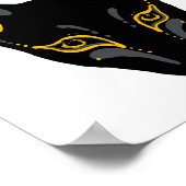 Anubis Jackal Art Poster (Ecke)