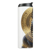 Anubis Jackal Thermal Mug | Ancient Egyptian God T Thermosbecher (Nach links gedreht)