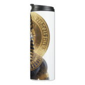 Anubis Jackal Thermal Mug | Ancient Egyptian God T Thermosbecher (Nach rechts gedreht)