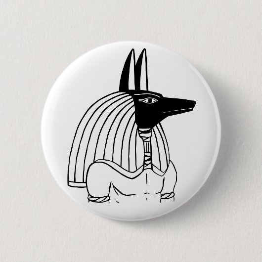 Anubis Knopf Button (Vorderseite)