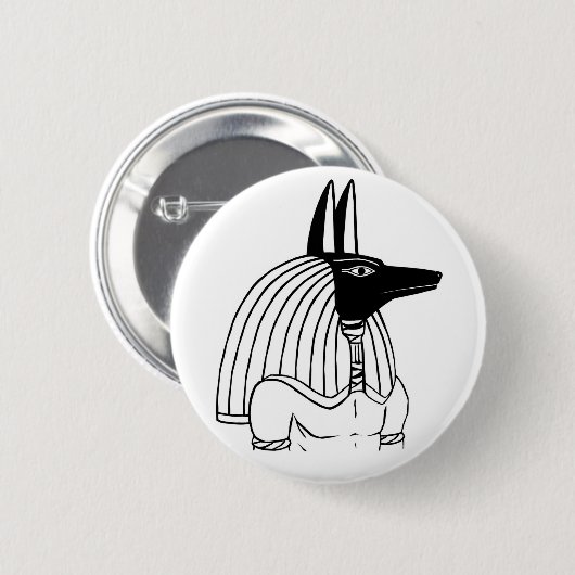 Anubis Knopf Button (Vorne & Hinten)