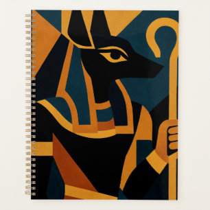 Anubis Moderner Abstrakter Ägyptischer Planer