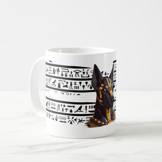 Anubis Mug Kaffeetasse (Vorderseite Links)