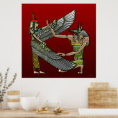 Anubis & Nut Poster (Küche)