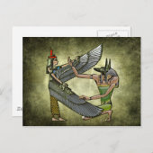 Anubis & Nut Postkarte (Vorne/Hinten)
